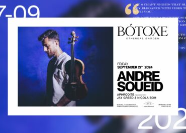 **The ETHEREAL GARDEN of BOTOXE**    Andre Soueid Live at Botoxe   Παρασκευή 27 Σεπτεμβρίου