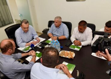 Επίσκεψη του Προέδρου του ΣΥΡΙΖΑ-ΠΣ, Σωκράτη Φάμελλου, στον Συνεταιρισμό Αγροτών Θεσσαλίας «ΘΕΣγη»