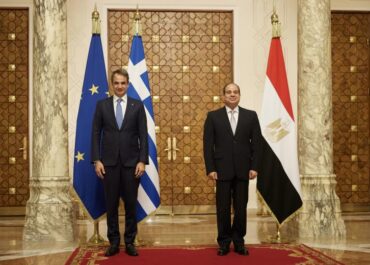 Τηλεφωνική επικοινωνία του Πρωθυπουργού Κυριάκου Μητσοτάκη με τον Πρόεδρο της Αιγύπτου Abdel Fattah El -Sisi