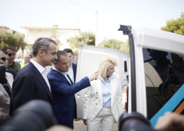 Ο Πρωθυπουργός Κυρ, Μητσοτάκης  στην παρουσίαση της νέας υπηρεσίας του ΕΟΠΥΥ για την αποστολή φαρμάκων κατ’ οίκον