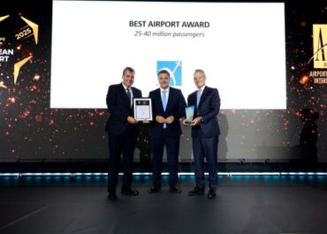 To βραβείο «ACI EUROPE Best Airport Award» στην κατηγορία 25-40 εκατ. επιβατών στον Διεθνή Αερολιμένα Αθηνών!