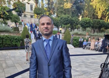 Ο Πρόεδρος της ΕΣΕΤ Γιώργος Κουλουράς στον εορτασμό της 51ης Επετείου από την Αποκατάσταση της Δημοκρατίας