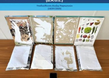 Σύλληψη 35χρονου αλλοδαπού: Nαρκωτικά σε ειδικά διαμορφωμένο χώρο σε εξώφυλλα 2 παιδικών βιβλίων