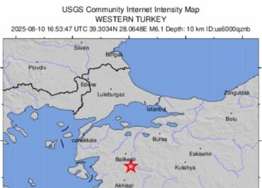 Σεισμός 6,1 βαθμών στην Τουρκία
