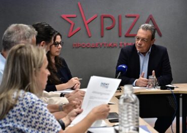 Συνάντηση του προέδρου του ΣΥΡΙΖΑ-ΠΣ, Σωκράτη Φάμελλου με την ΕΣΕΕ