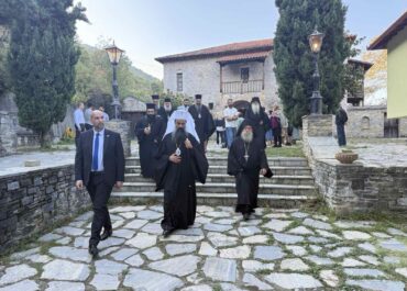 ΠΡΟΣΚΥΝΗΜΑ ΤΟΥ ΠΑΤΡΙΑΡΧΗ ΒΟΥΛΓΑΡΙΑΣ κ. κ. ΔΑΝΙΗΛ  ΣΤΗΝ ΙΕΡΑ ΜΟΝΗ ΑΓΙΟΥ ΔΙΟΝΥΣΙΟΥ ΕΝ ΟΛΥΜΠΩ