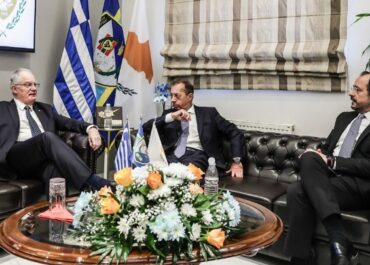 ΣΥΝΑΝΤΗΣΗ ΤΟΥ ΠΡΟΕΔΡΟΥ ΤΗΣ ΔΗΜΟΚΡΑΤΙΑΣ ΚΩΝΣΤΑΝΤΙΝΟΥ ΑΝ. ΤΑΣΟΥΛΑ ΜΕ ΤΟΝ ΠΡΟΕΔΡΟ ΤΗΣ ΚΥΠΡΙΑΚΗΣ ΔΗΜΟΚΡΑΤΙΑΣ ΝΙΚΟ ΧΡΙΣΤΟΔΟΥΛΙΔΗ