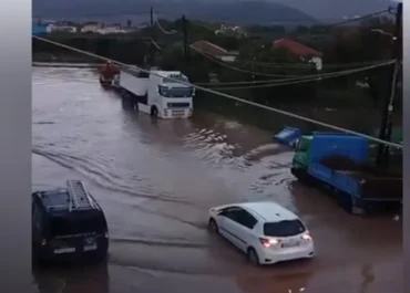 Σοβαρά προβλήματα από την κακοκαιρία σε Καλλονή και Σκάλα
