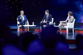 Συζήτηση του Πρωθυπουργού Κυριάκου Μητσοτάκη με τον Arthur Mensch, Διευθύνοντα Σύμβουλο της Mistral AI, στο πλαίσιο του GenAI Summit