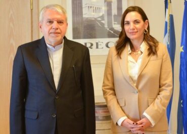 Συνάντηση της Υπουργού Τουρισμού Όλγας Κεφαλογιάννη με τον Ιρανό Υπουργό Seyed Reza Salehi Amiri