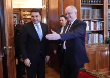 Συνάντηση με τον Πρόεδρο της Εθνοσυνέλευσης της Δημοκρατίας της Αρμενίας Alen Simonyan