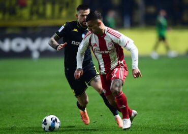 Τον βαθμό της ισοπαλίας πήρε ο Ολυμπιακός κόντρα στον Άρη, εκτός έδρας, με το τελικό 0-0.