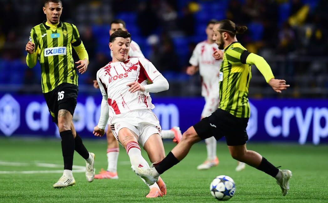 Ο Ολυμπιακός νίκησε την Kairat Almaty, εκτός έδρας, με 0-1 για την 6η αγωνιστική της League Phase του UEFA Champions League.