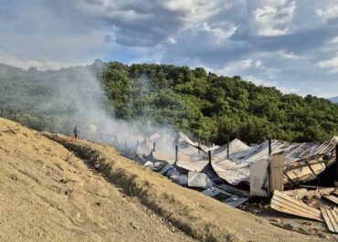 Ανεμοστρόβιλος στο Καλπάκι- Καταστροφή πτηνοτροφικής μονάδας με 40.000 κοτόπουλα ΦΩΤΟ