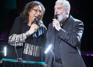 Η Μαρία Φαραντούρη και ο Τάσης Χριστογιαννόπουλος στο Μέγαρο Μουσικής Αθηνών