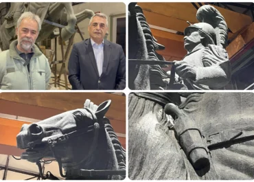 Δήμος Τρίπολης : Ολοκληρώθηκε με επιτυχία η πρώτη φάση αποκατάστασης του έφιππου ανδριάντα του Θεόδωρου Κολοκοτρώνη