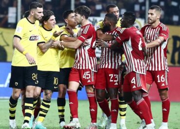 Ο Ολυμπιακός αναδείχθηκε ισόπαλος με σκορ 1-1 απέναντι στην ΑΕΚ εκτός έδρας.