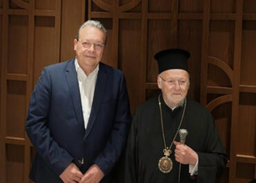 Συνάντηση του προέδρου του ΣΥΡΙΖΑ-ΠΣ, Σωκράτη Φάμελλου με τον Οικουμενικό Πατριάρχη κ.κ. Βαρθολομαίο