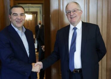 ΣΥΝΑΝΤΗΣΗ ΤΟΥ ΠΡΟΕΔΡΟΥ ΤΗΣ ΔΗΜΟΚΡΑΤΙΑΣ ΚΩΝΣΤΑΝΤΙΝΟΥ ΑΝ. ΤΑΣΟΥΛΑ ΜΕ ΤΟΝ ΠΡΩΗΝ ΠΡΩΘΥΠΟΥΡΓΟ ΑΛΕΞΗ ΤΣΙΠΡ
