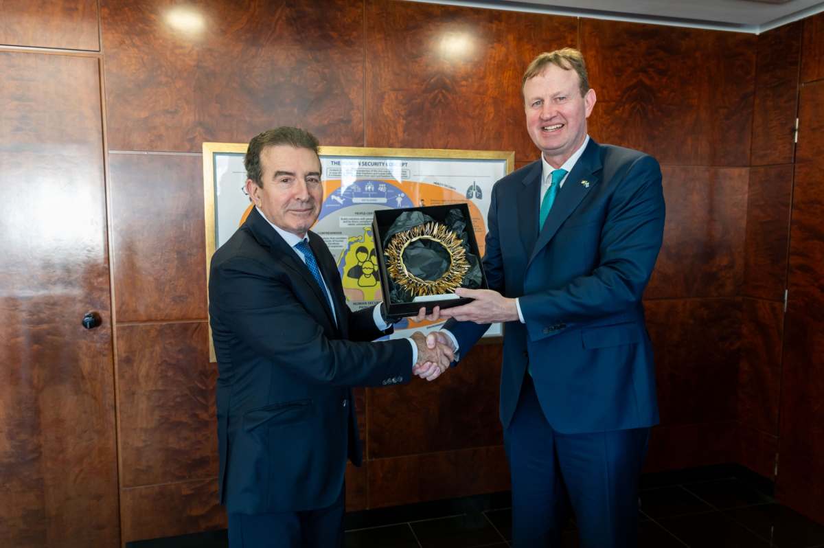 Συνάντηση Υπουργού Προστασίας του Πολίτη, Μ. Χρυσοχοΐδη με τον Ιρλανδό Υπουργό Δικαιοσύνης, Μετανάστευσης και Εσωτερικών Υποθέσεων, Jim O´Callaghan