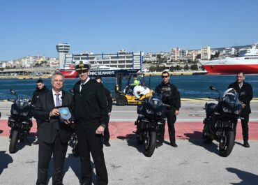ΟΛΠ Α.Ε.: Yλοποίηση δωρεάς έξι (6) μοτοσυκλετών προς το Λιμενικό Σώμα