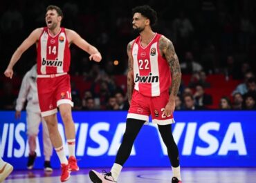 Ο Ολυμπιακός κέρδισε την Ρεάλ 102-88  και έμεινε μόνος πρώτος