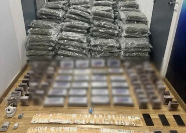 Σύλληψη -3-  ημεδαπών για κατοχή και διακίνηση μεγάλων ποσοτήτων κοκαΐνης και κάνναβης