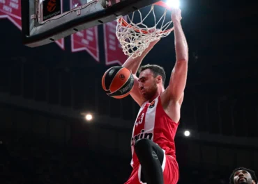 Ο Ολυμπιακός επικράτησε της Αρμάνι Μιλάνο με 85-76