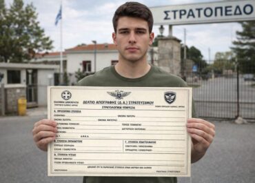 Δήμος Περιστερίου : Κατάθεση Δελτίου Απογραφής (ΔΑ) για στρατεύσιμους γεννηθέντες το 2009 έως τις 30 Απριλίου 2026 η προθεσμία