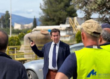 Δήμος Άργους – Μυκηνών :  Το Εργοστάσιο Βιολογικού Καθαρισμού επισκέφθηκε ο Δήμαρχος Γιάννης Μαλτέζος
