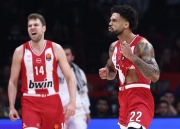 Ο Ολυμπιακός  διέλυσε την Μονακό με 94-64 κάνοντας το 2-0 στην σειρά.