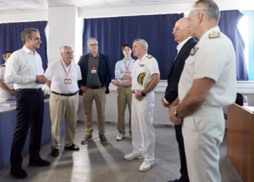 Επίσκεψη του Πρωθυπουργού Κυριάκου Μητσοτάκη στη Σχολή Ναυτικών Δοκίμων