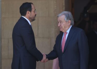 Ο Πρόεδρος της Κυπριακής Δημοκρατίας συναντήθηκε με τον Γενικό Γραμματέα των Ηνωμένων Εθνών, στη Λευκωσία