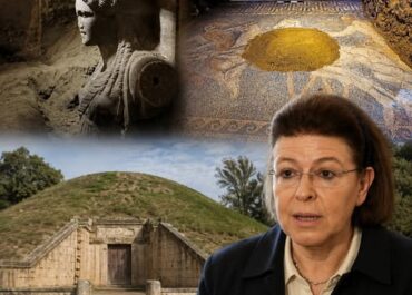 Λίνα Μενδώνη:  Με γοργούς ρυθμούς εξελίσσονται οι εργασίες στον Τύμβο Καστά, στην Αμφίπολη.