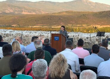 Η Λίνα Μενδώνη απέδωσε το αποκατεστημένο Κάστρο των Μογλενών, στην τοπική κοινωνία και στους επισκέπτες της Πέλλας
