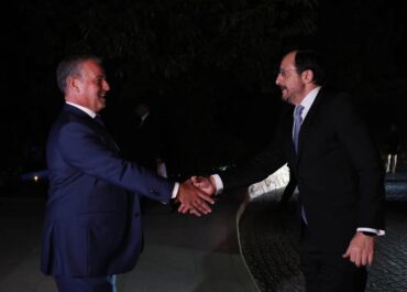 Ο Πρόεδρος της Kυπριαλκης  Δημοκρατίας κ. Νίκος Χριστοδουλίδης παρέστη σε δείπνο που παρέθεσε προς τιμήν του η Ένωση Κυπρίων Πλοιοκτητών στην Αθήνα