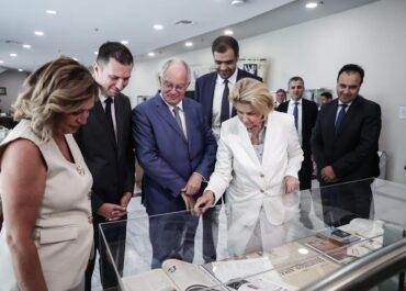 ΧΑΙΡΕΤΙΣΜΟΣ ΤΟΥ ΠΡΟΕΔΡΟΥ ΤΗΣ ΔΗΜΟΚΡΑΤΙΑΣ ΚΩΝΣΤΑΝΤΙΝΟΥ ΑΝ. ΤΑΣΟΥΛΑ ΣΤΑ ΕΓΚΑΙΝΙΑ ΤΟΥ 54ου ΦΕΣΤΙΒΑΛ ΒΙΒΛΙΟΥ