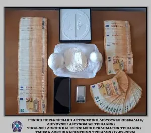 Συνελήφθη ημεδαπός σε περιοχή των Τρικάλων για παράβαση της νομοθεσίας περί ναρκωτικών