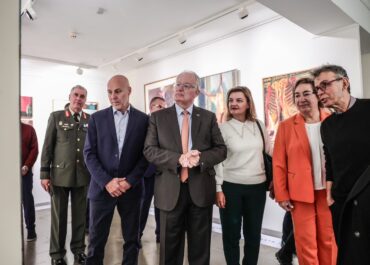 ΧΑΙΡΕΤΙΣΜΟΣ ΤΟΥ ΠΡΟΕΔΡΟΥ ΤΗΣ ΔΗΜΟΚΡΑΤΙΑΣ ΚΩΝΣΤΑΝΤΙΝΟΥ ΑΝ. ΤΑΣΟΥΛΑ ΣΤΑ ΕΓΚΑΙΝΙΑ ΤΗΣ ΕΚΘΕΣΗΣ «Π.ΤΕΤΣΗΣ – Γ.ΡΟΡΡΗΣ.ΑΠΟ ΦΩΣ ΚΙ ΑΠΟ ΧΩΜΑ»